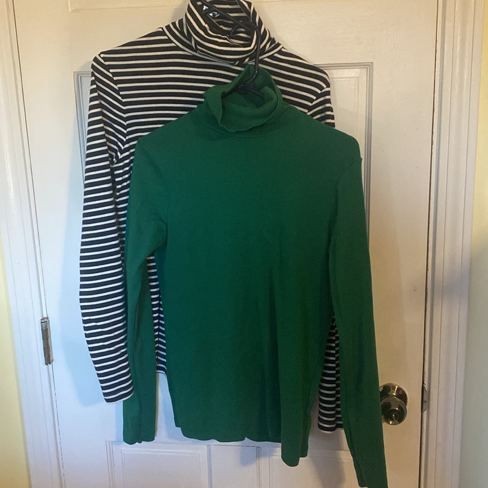 2 Jcrew Perfect Fit Turtlenecks